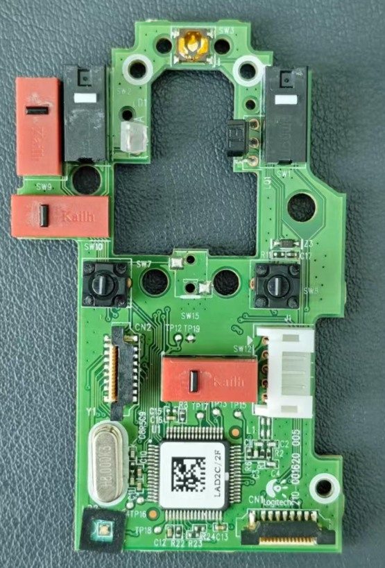 罗技G502Hero鼠标中键无法点击